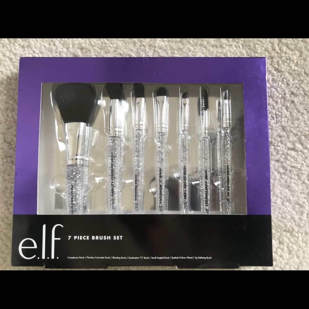 (New) E.L.F 7 Piece Brush Set